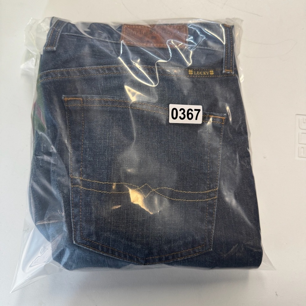 Lucky Brand Jeans Mens 34 Vintage Straight Mid Rise Dark Wash - Picture 13 of 13